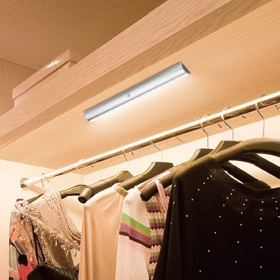 Motion Sensor Switch LED Cabinet Lighting PC Shade for Wardrobe Organization