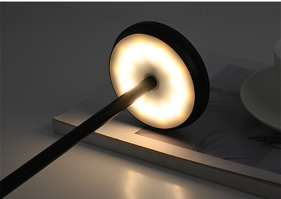 Elegant LED Charging Table Lamp 110lm/w Support Dimmer for Room Bedside and Restaurant