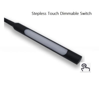 Touch Control Clip On LED Bed Lamp 2.5W Eye Caring Bendable Gooseneck for Reading