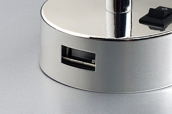 3W LED RV Interior Reading Light with USB Charging Sockets and Wall Bracket Mounting