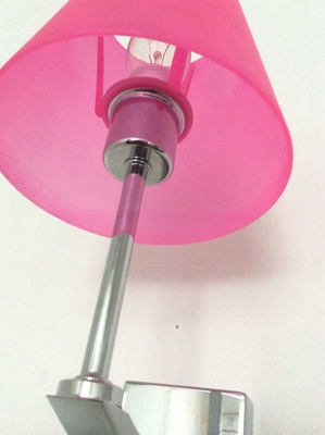 LED Modern Hotel Wall Lamps with Double Head and PP Shade CRI 80 Lifespan 30000 hours