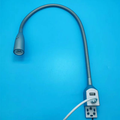 USB Type-C LED Bedside Reading Light with Flexible Goose-neck and 12V Fast Charger