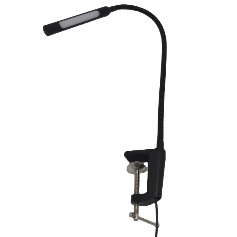 Touch Control Clip On LED Bed Lamp 2.5W Eye Caring Bendable Gooseneck for Reading